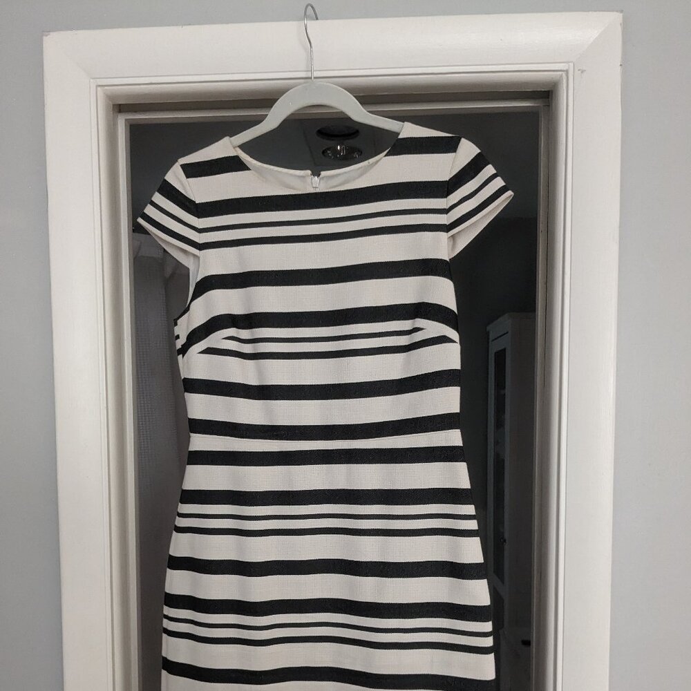 J Crew Striped Sheath Dress | Size 6
